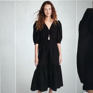 -    SEA Sevyn Solid Cut-Out Dress Size 6 EUC